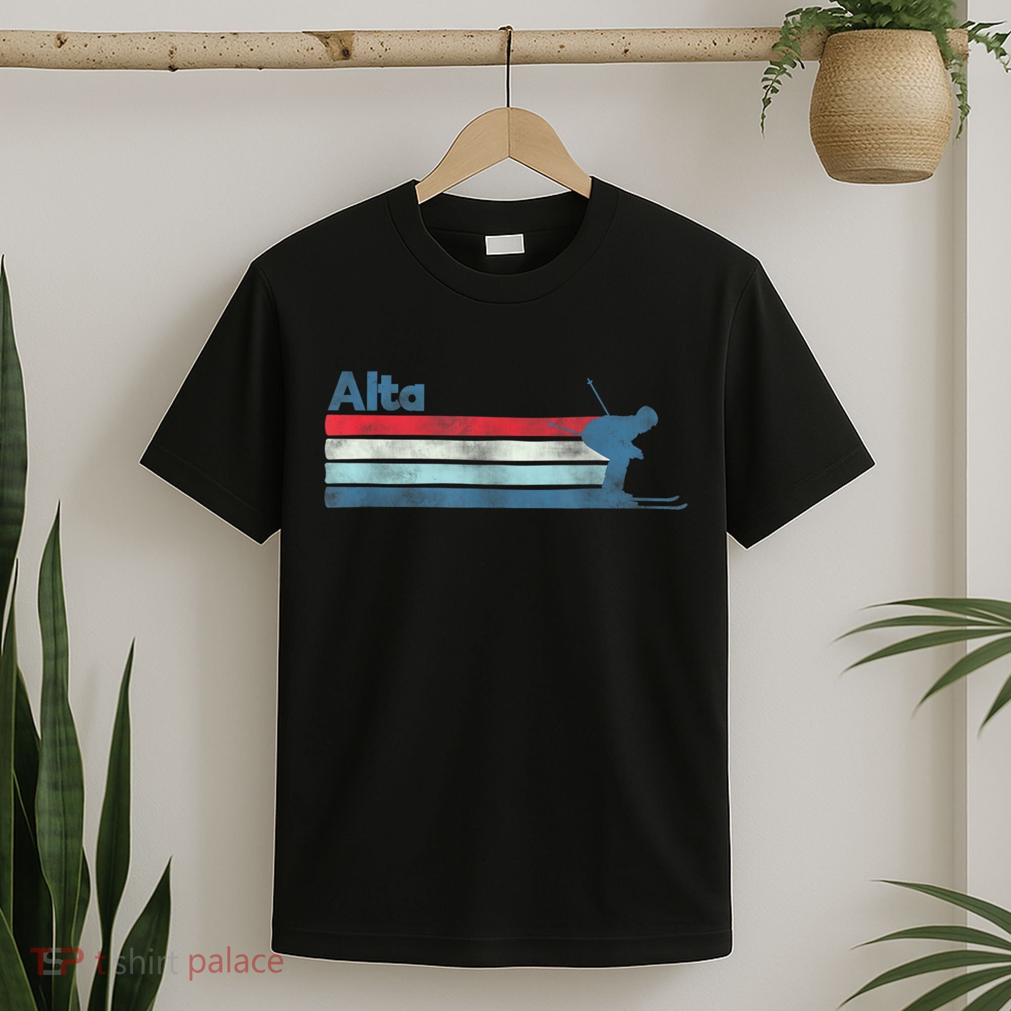 Alta Utah Retro Ski T-Shirt
