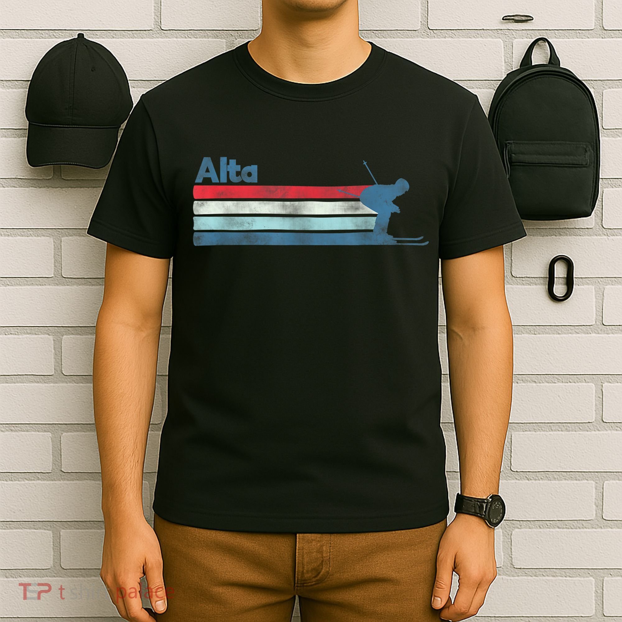 Alta Utah Retro Ski T-Shirt