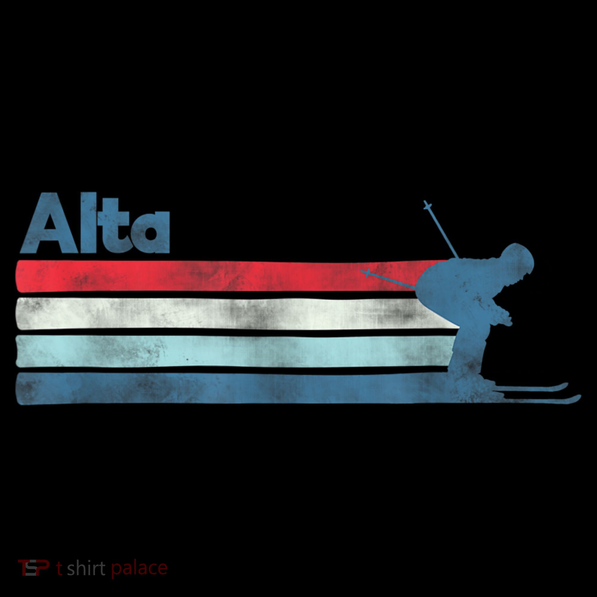 Alta Utah Retro Ski T-Shirt