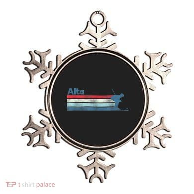 Alta Utah Retro Ski Ornament