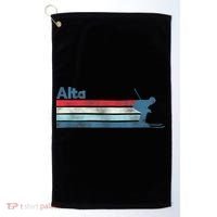 Alta Utah Retro Ski Golf Towel thumb 0