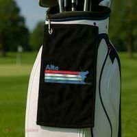 Alta Utah Retro Ski Golf Towel thumb 2