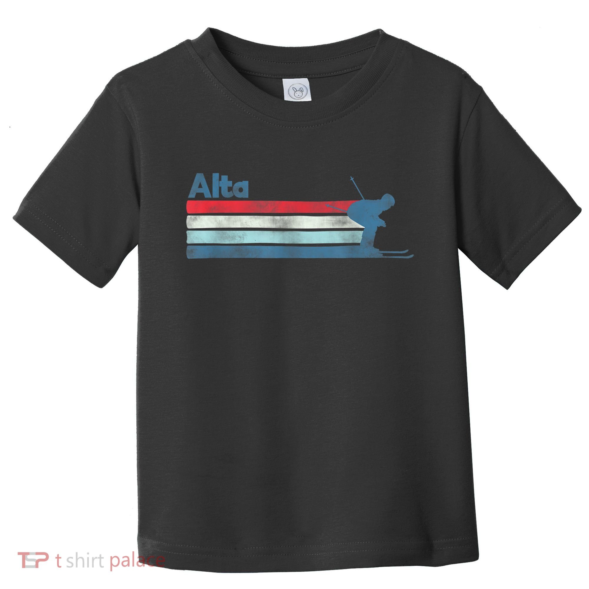 Alta Utah Retro Ski Toddler T-Shirt