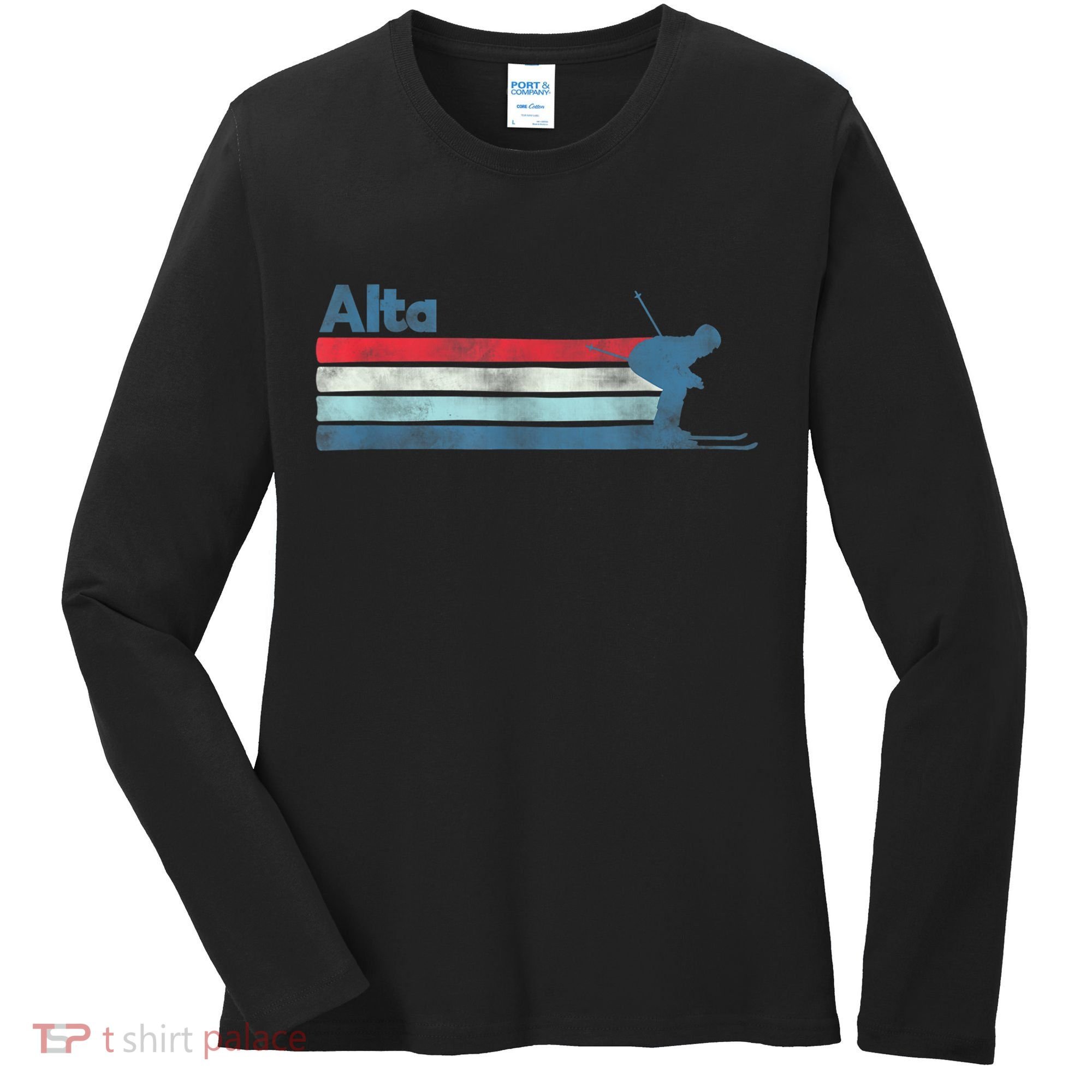 Alta Utah Retro Ski Women's Long Sleeve Shirt