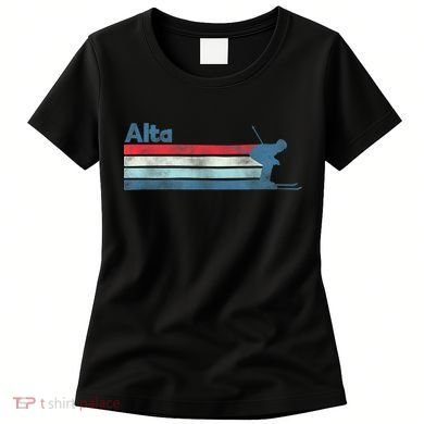 Alta Utah Retro Ski Women's T-Shirt