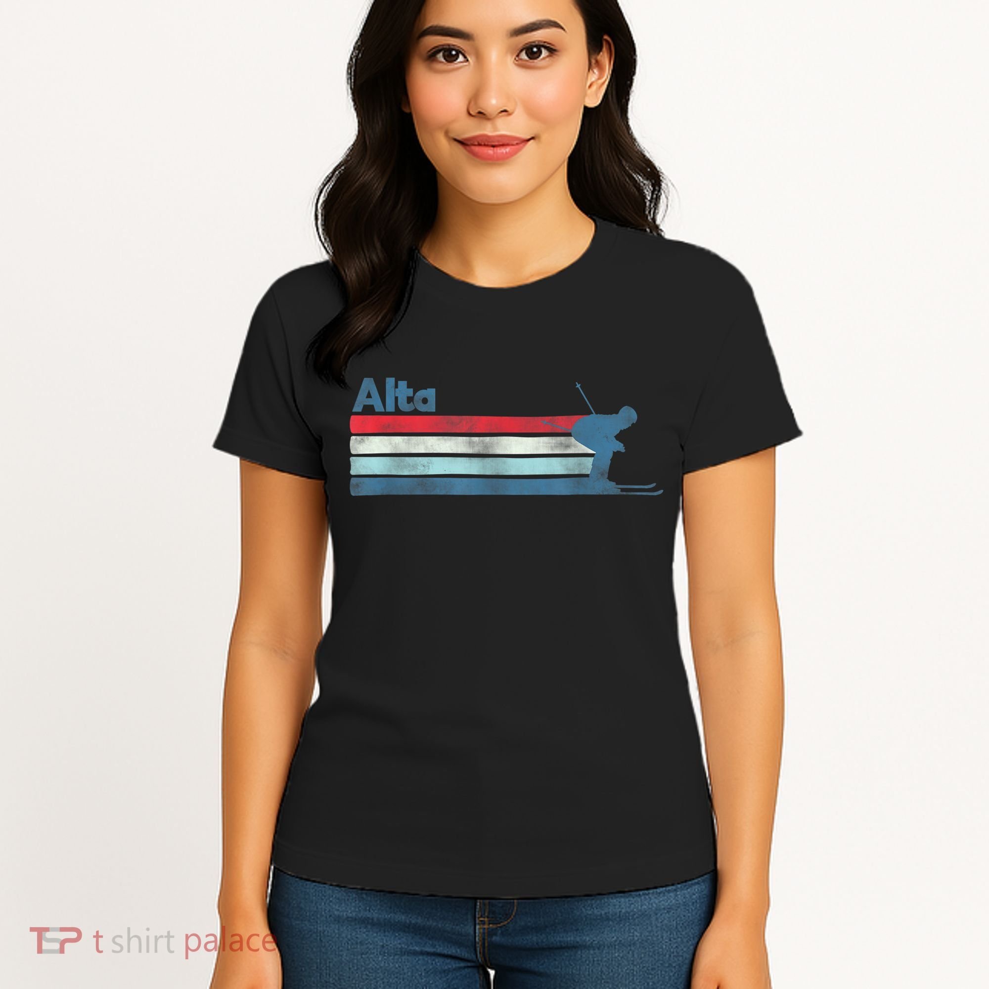 Alta Utah Retro Ski Women's T-Shirt