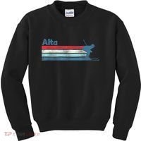 Alta Utah Retro Ski Kids Sweatshirt thumb 0
