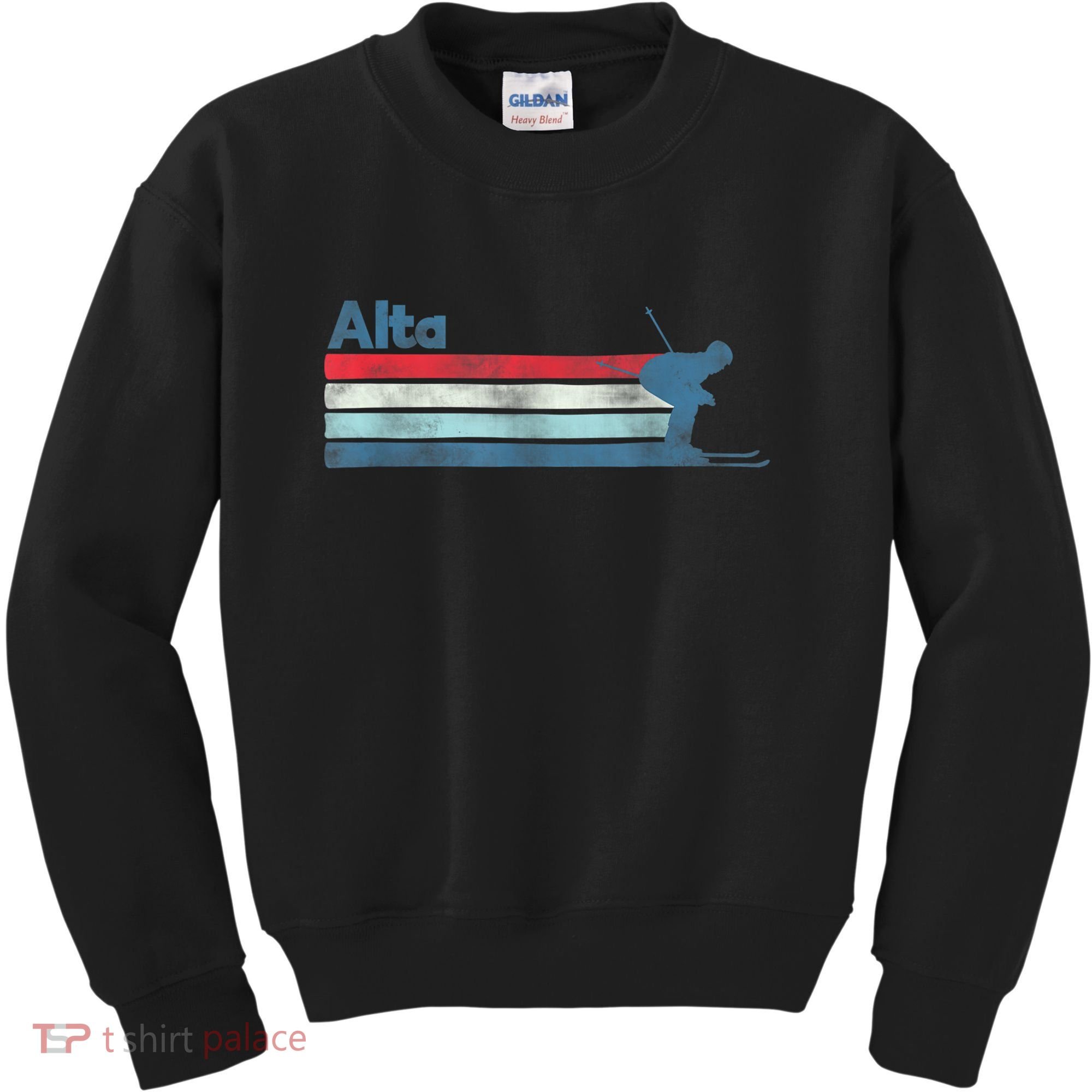 Alta Utah Retro Ski Kids Sweatshirt