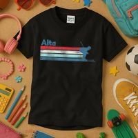 Alta Utah Retro Ski Kids T-Shirt thumb 3