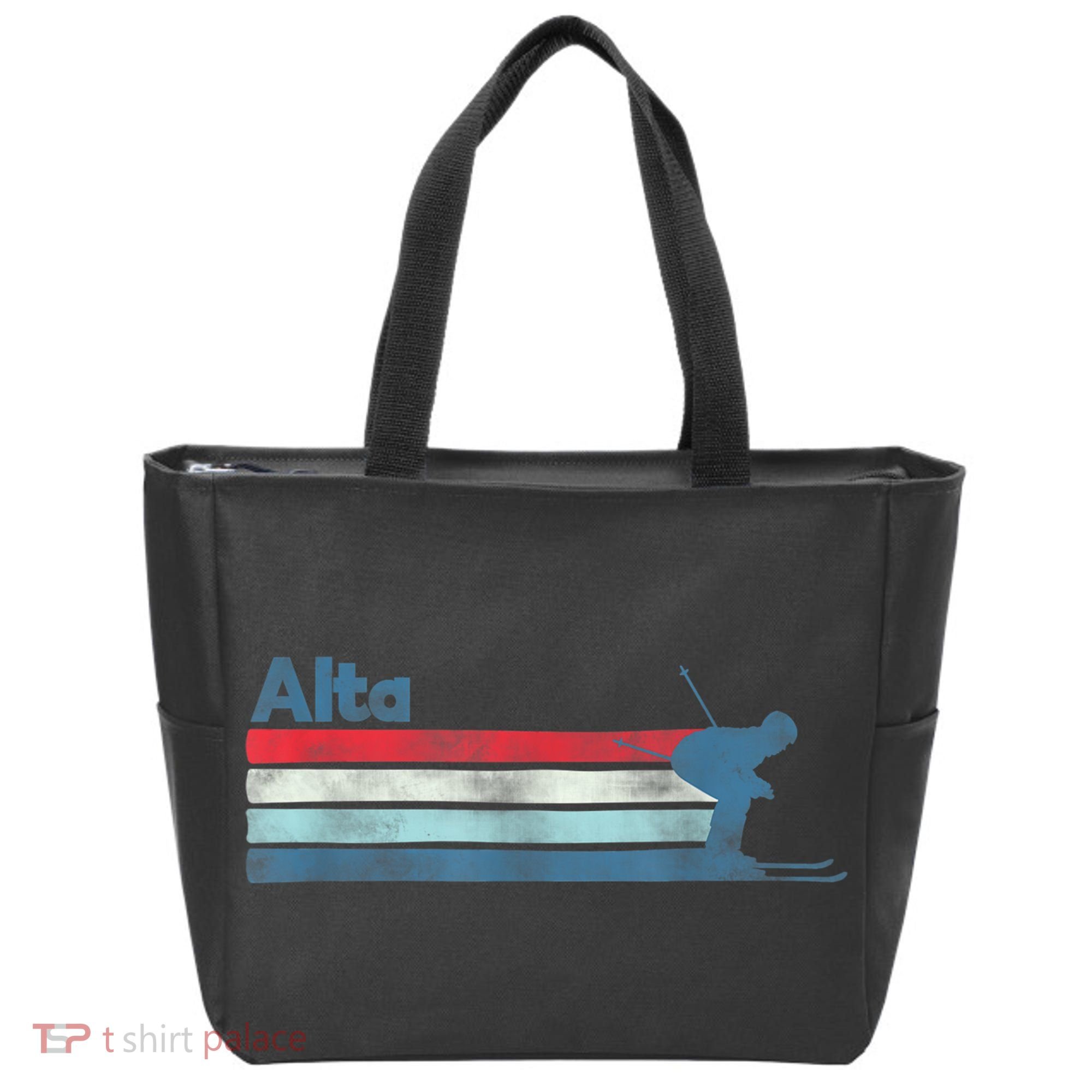 Alta Utah Retro Ski Tote Bag