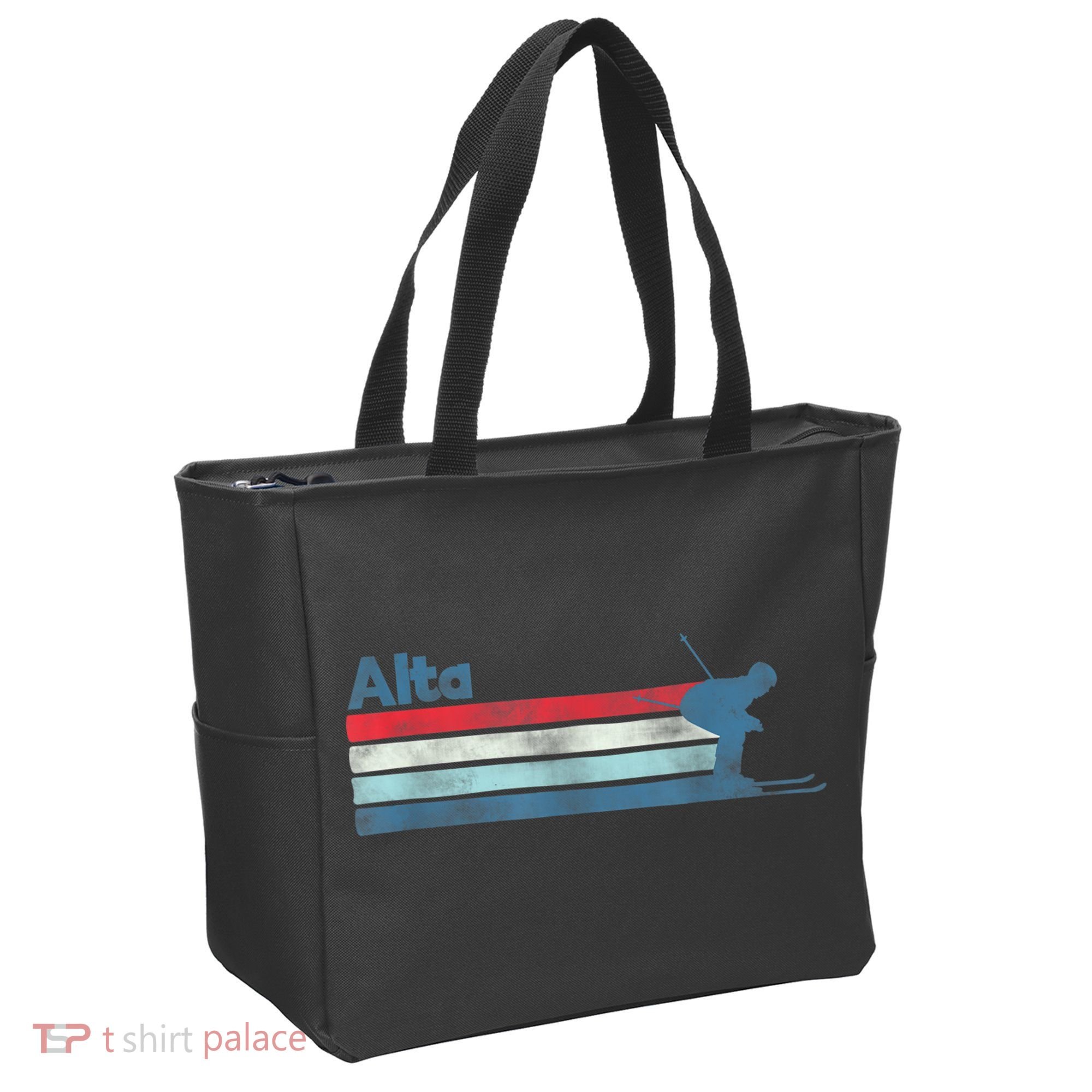 Alta Utah Retro Ski Tote Bag