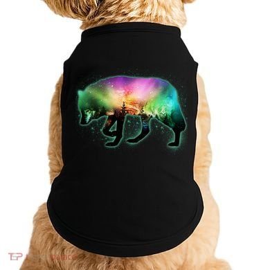 Aurora Borealis Wolf Wilderness Doggie Tank