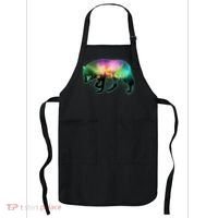 Aurora Borealis Wolf Wilderness Apron thumb 0