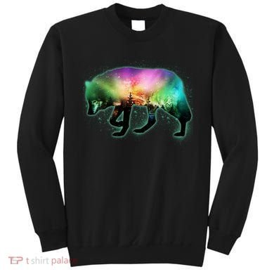Aurora Borealis Wolf Wilderness Sweatshirt