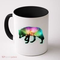 Aurora Borealis Wolf Wilderness Coffee Mug thumb 0