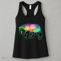 Aurora Borealis Wolf Wilderness Women's Tank Top thumb 3