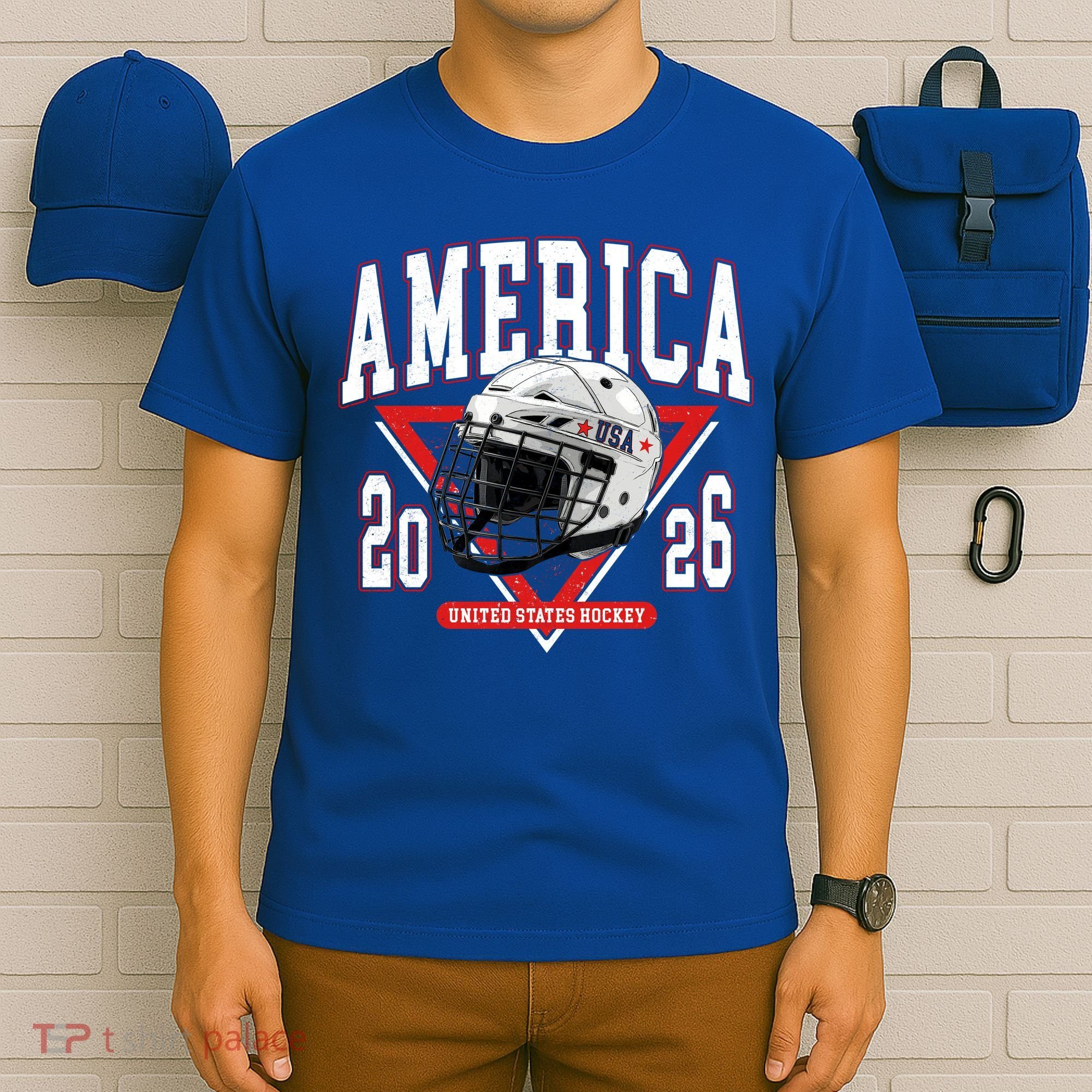 America United States Hockey Champions 2026 USA T-Shirt