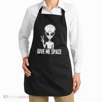 Alien Ufo Space Ship Extraterrestrial Give Me Space Apron thumb 2