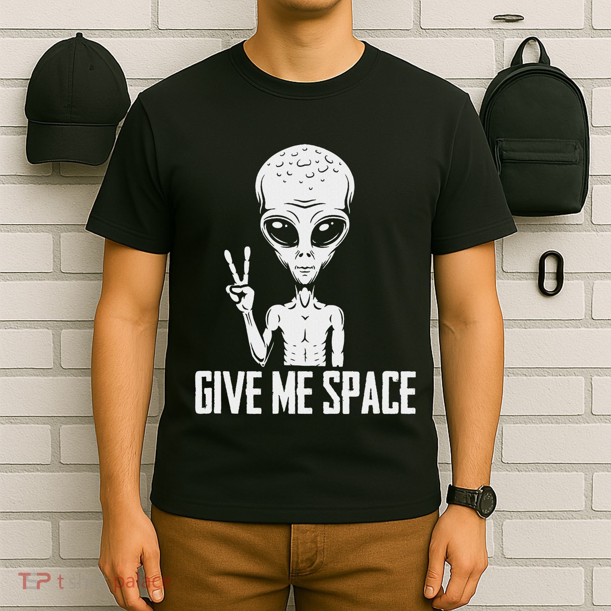 Alien Ufo Space Ship Extraterrestrial Give Me Space T-Shirt