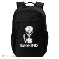 Alien Ufo Space Ship Extraterrestrial Give Me Space Backpack thumb 0