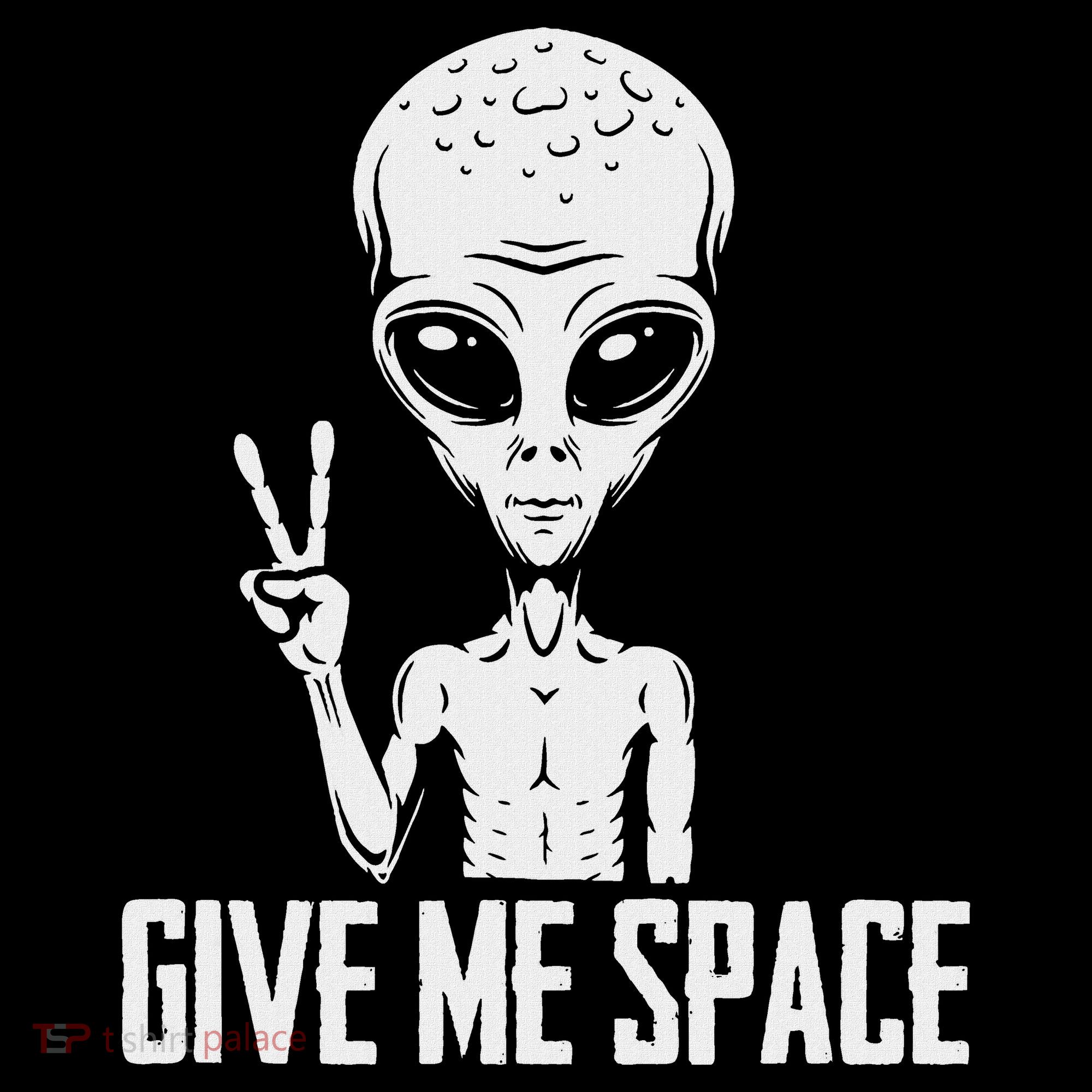 Alien Ufo Space Ship Extraterrestrial Give Me Space Women's Hoodie