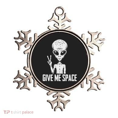 Alien Ufo Space Ship Extraterrestrial Give Me Space Ornament