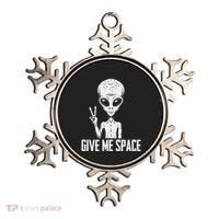 Alien Ufo Space Ship Extraterrestrial Give Me Space Ornament thumb 0