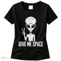 Alien Ufo Space Ship Extraterrestrial Give Me Space Women's T-Shirt thumb 0