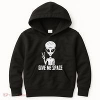 Alien Ufo Space Ship Extraterrestrial Give Me Space Kids Hoodie thumb 0