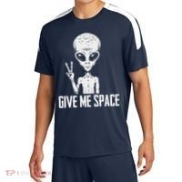 Alien Ufo Space Ship Extraterrestrial Give Me Space Sport-Tek Competitor United Soccer Jersey thumb 0