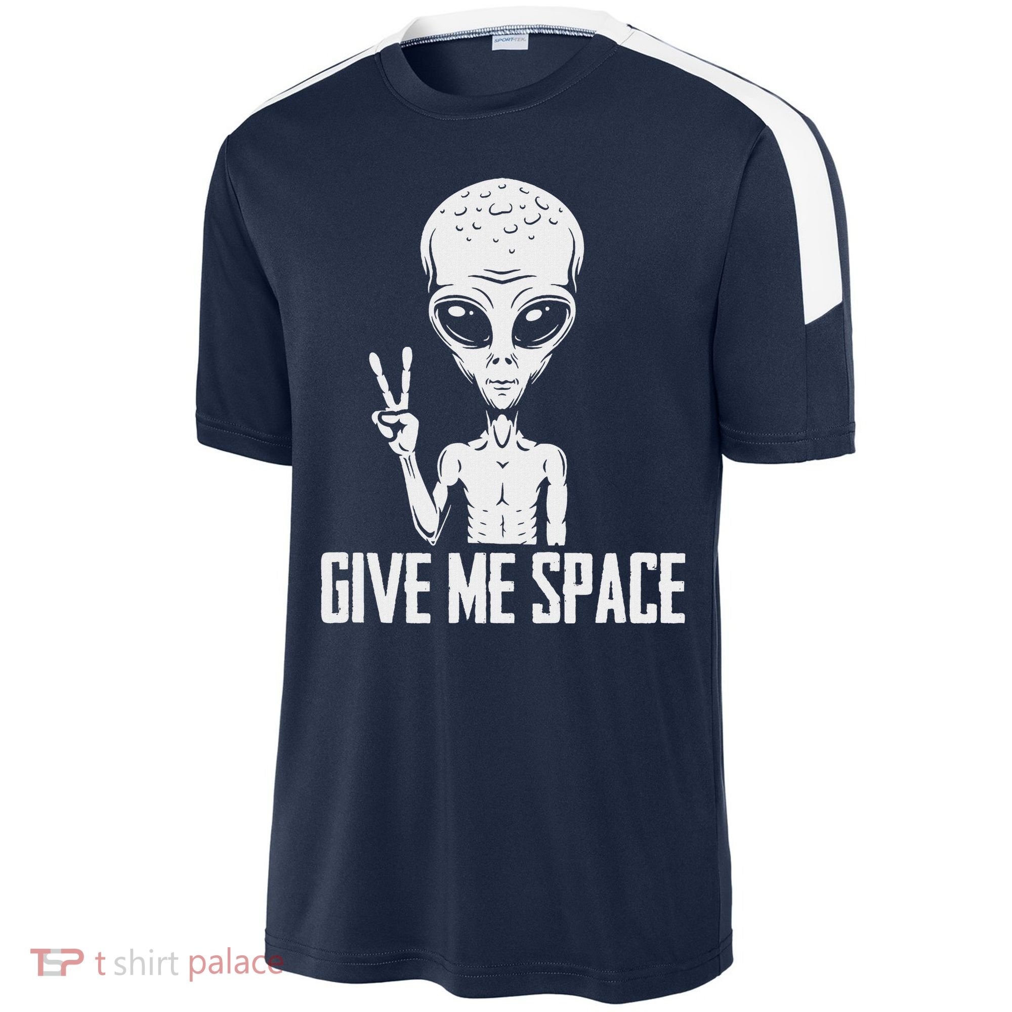 Alien Ufo Space Ship Extraterrestrial Give Me Space Sport-Tek Competitor United Soccer Jersey