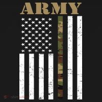 Army United States Thin Camo Line Flag Front And Back Kids Sweatshirt thumb 2