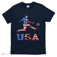 America USA Soccer Player American USA America Flag T-Shirt thumb 0