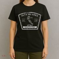 Alta Utah Snow Skiing T-Shirt thumb 4