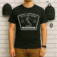Alta Utah Snow Skiing T-Shirt thumb 6