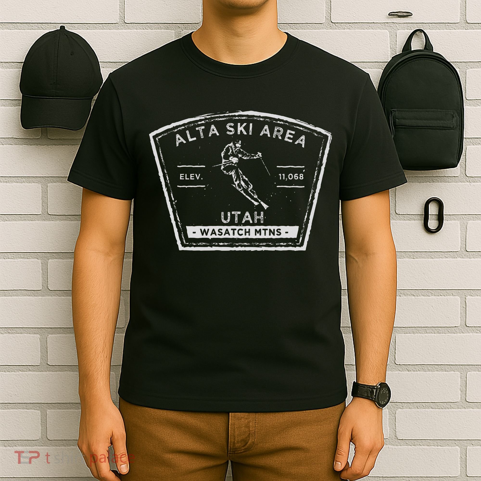 Alta Utah Snow Skiing T-Shirt