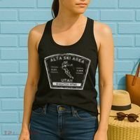 Alta Utah Snow Skiing Women's Tank Top thumb 2