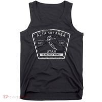 Alta Utah Snow Skiing Tank Top thumb 0