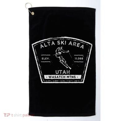 Alta Utah Snow Skiing Golf Towel