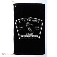 Alta Utah Snow Skiing Golf Towel thumb 0