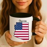 Arizona United States Map Coffee Mug thumb 3