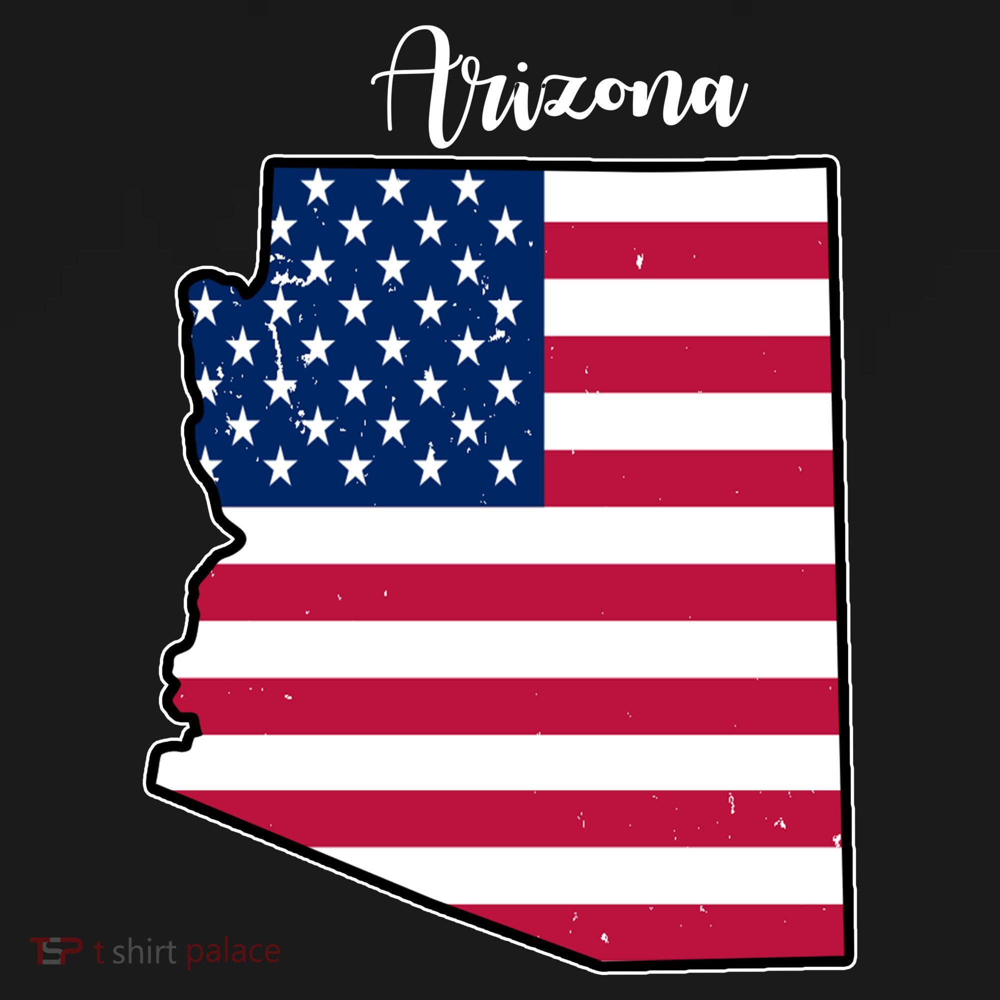 Arizona United States Map Ornament