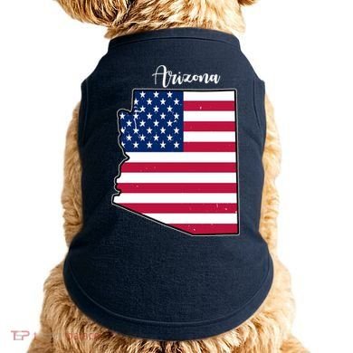 Arizona United States Map Doggie Tank