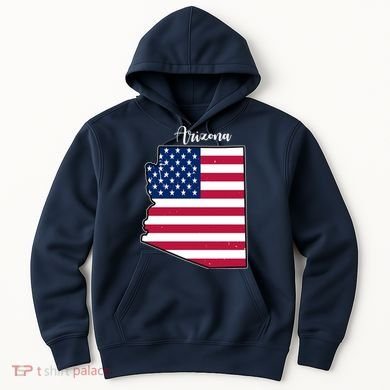 Arizona United States Map Hoodie
