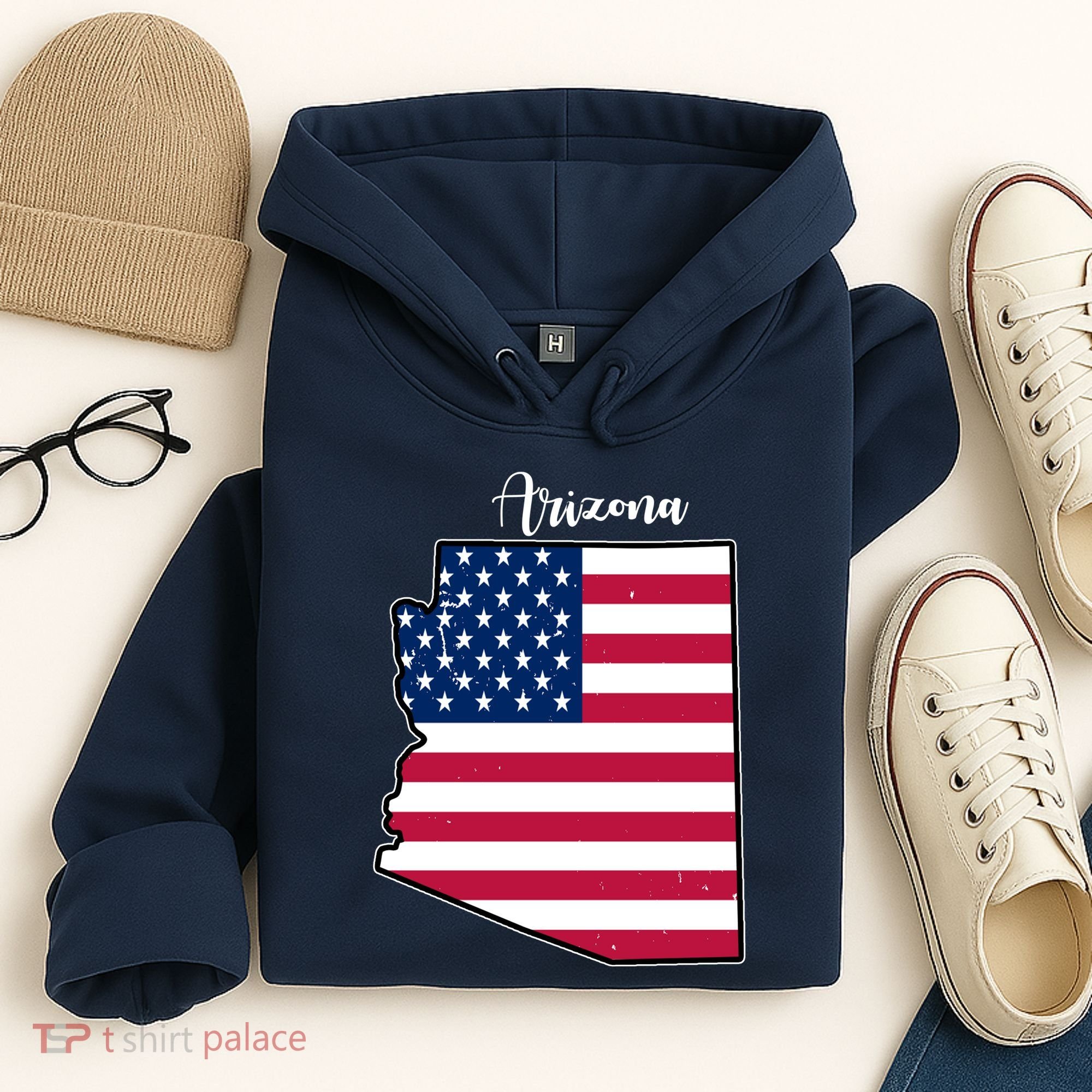 Arizona United States Map Hoodie