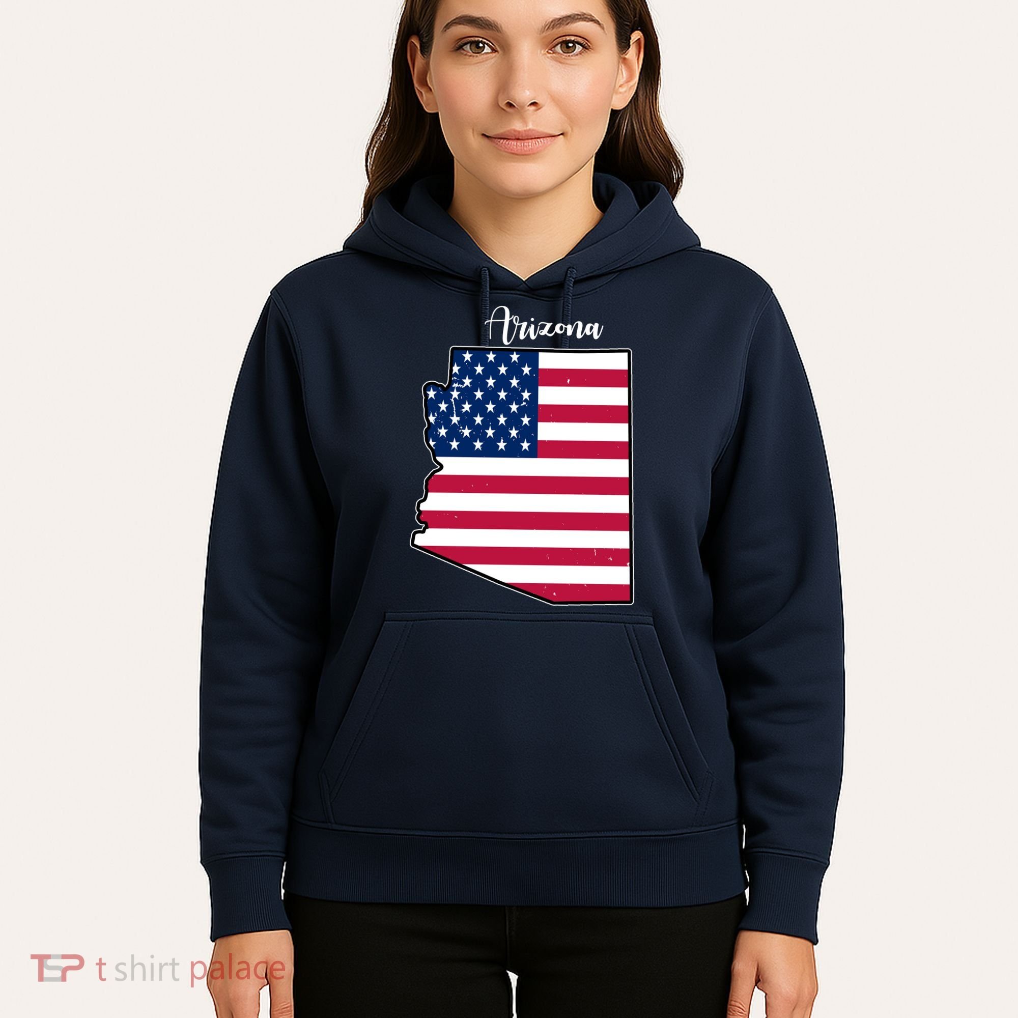 Arizona United States Map Hoodie