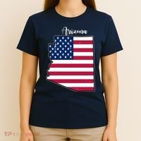 Arizona United States Map T-Shirt thumb 4