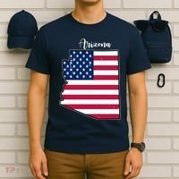 Arizona United States Map T-Shirt thumb 6