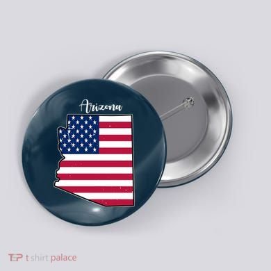 Arizona United States Map Button