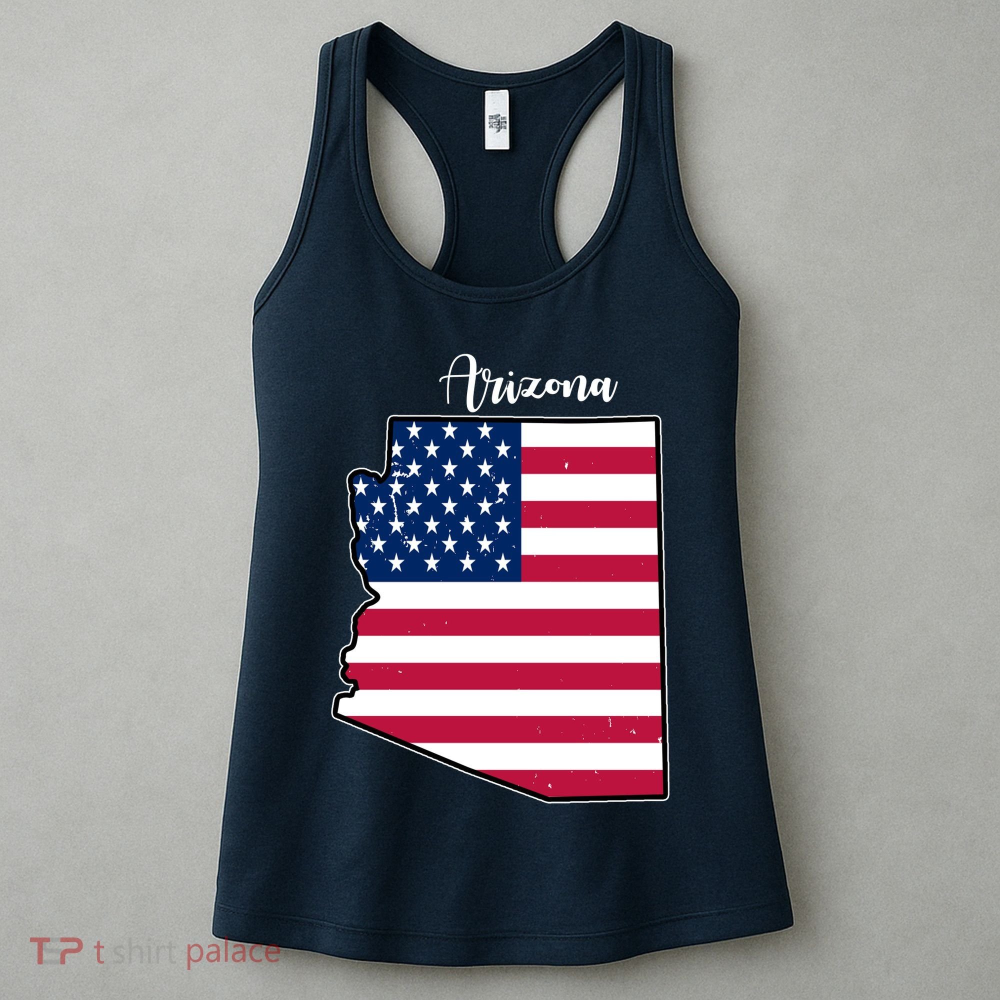 Arizona United States Map Women's Tank Top
